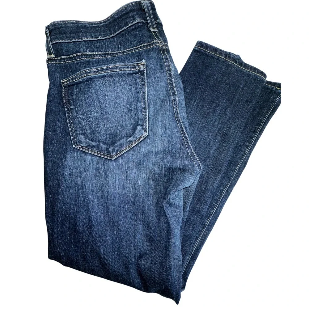 EUC PAIGE Jimmy Jimmy Cropped jeans in Rosalie‎ wash - size 27